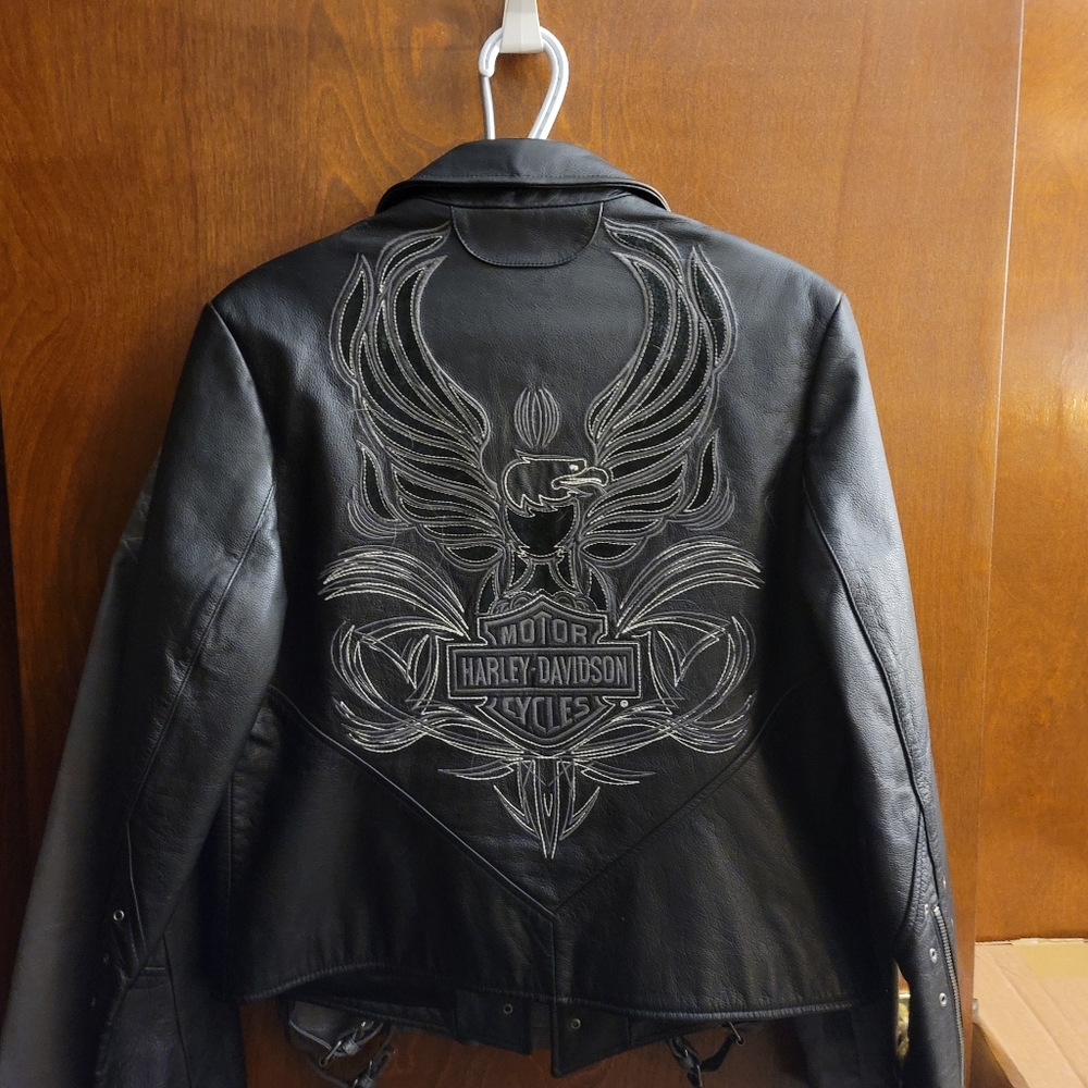 Harley Davidson Black Leather Jacket